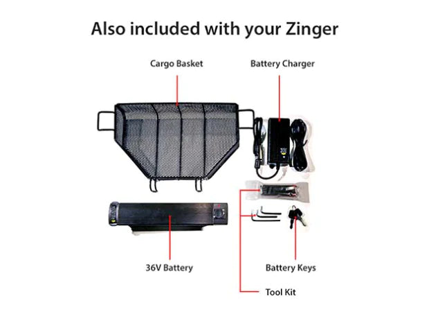 Zinger® Folding Power Chair Two-Handed Control with Arm Rests