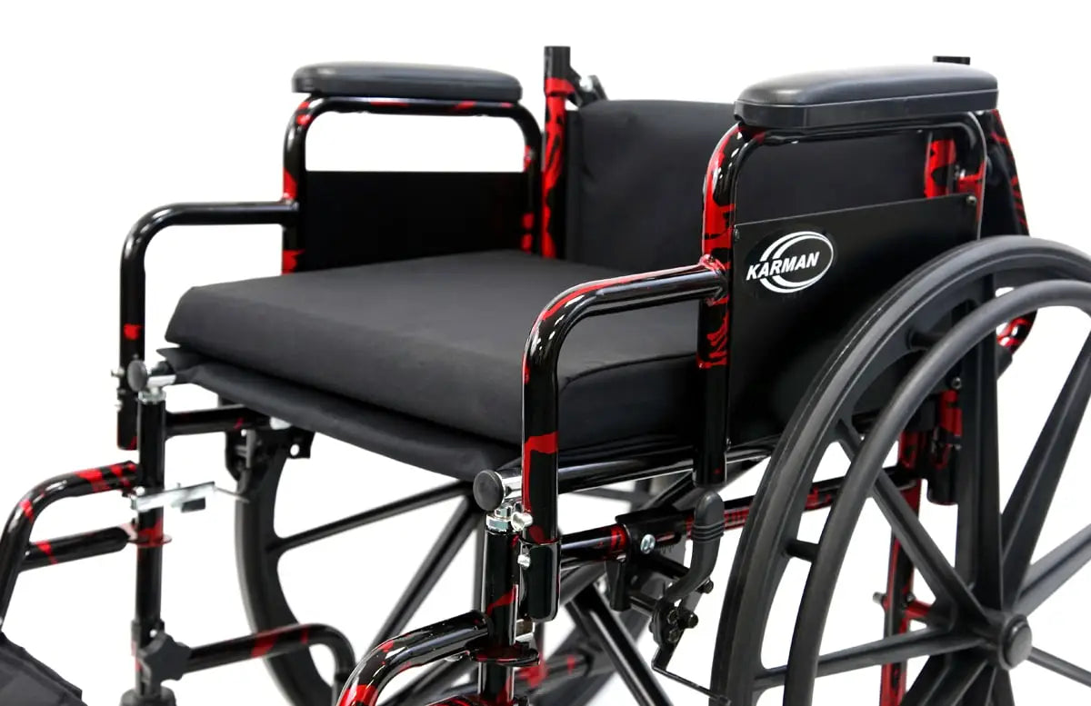 Karman Healthcare LT-770Q Red Streak Standard Wheelchair