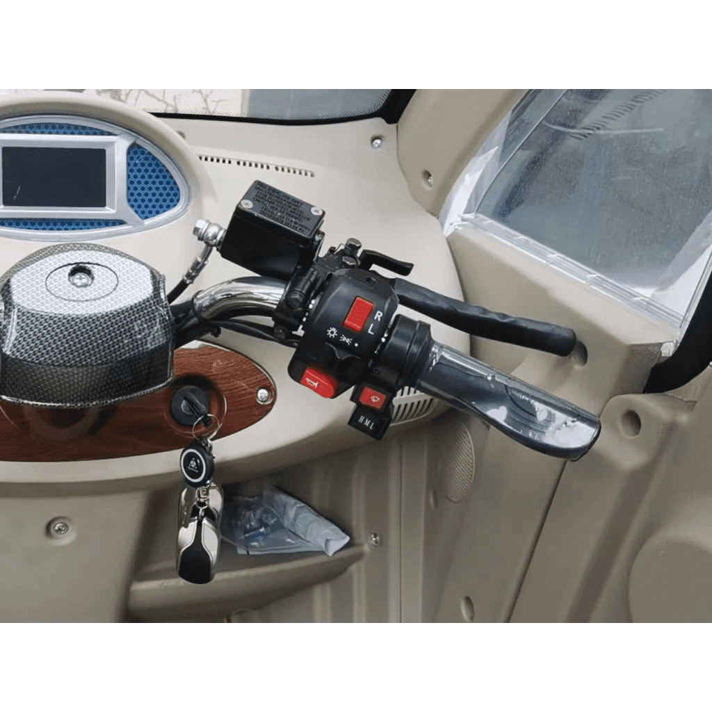 GIO Golf Enclosed Mobility Scooter - With Winter Heater & Summer Fan