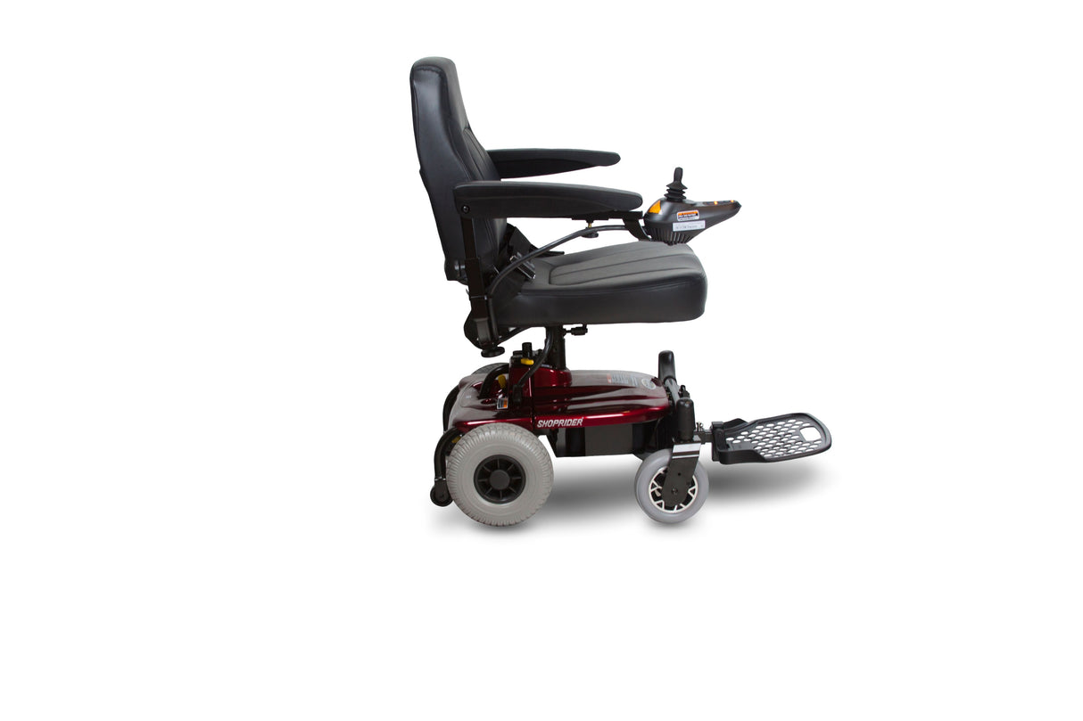 Shoprider Jimmie Portable Lightweight Power Wheelchair with Quick-Disconnect System
