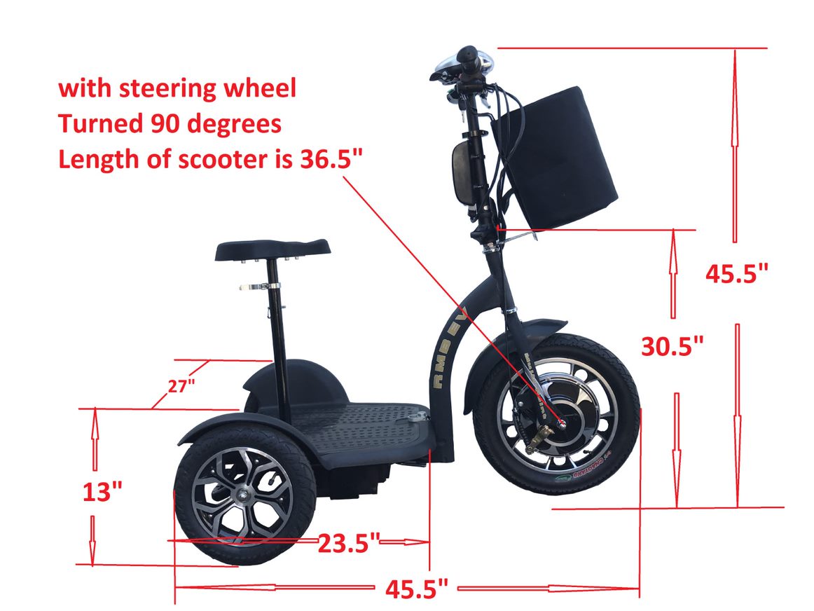 RMB Multi Point QR 3-Wheel All-Purpose Scooter