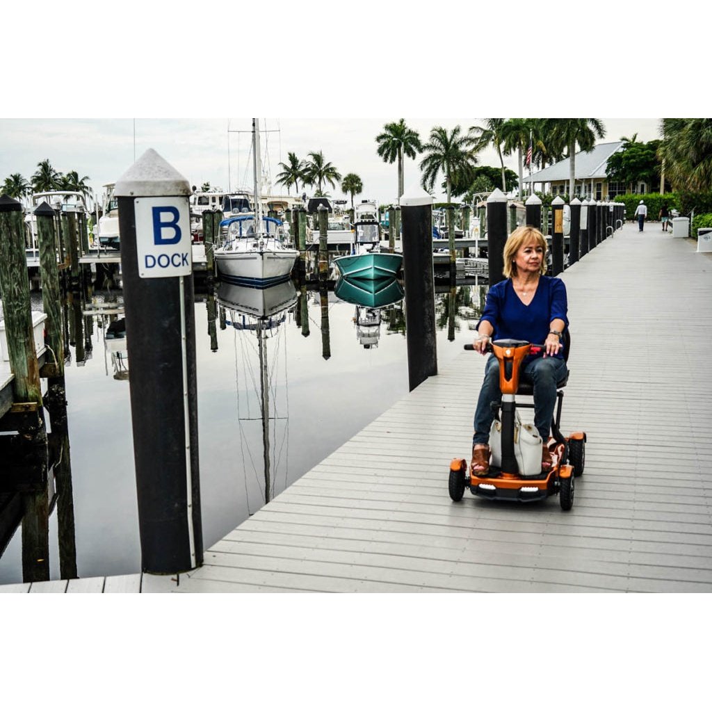 EV Rider TeQno 4-Wheel Automatic Folding Mobility Scooter