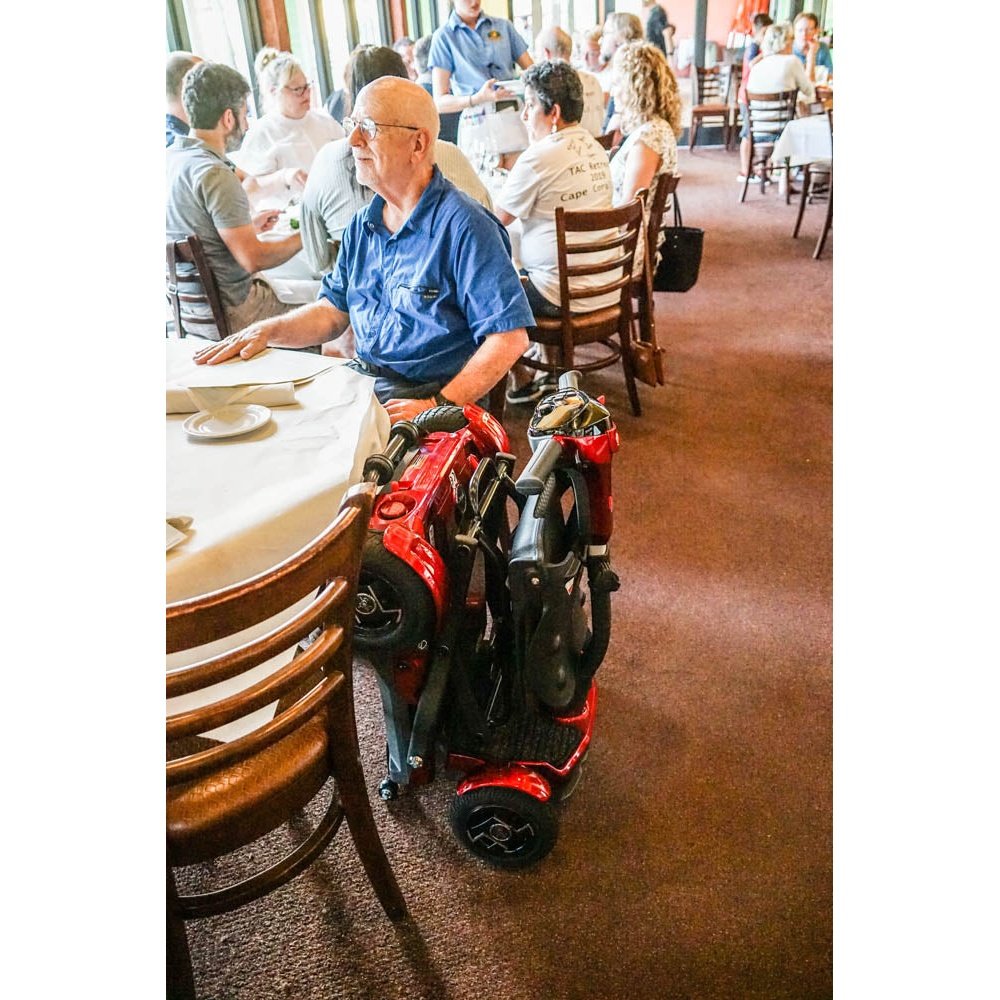 EV Rider TeQno 4-Wheel Automatic Folding Mobility Scooter