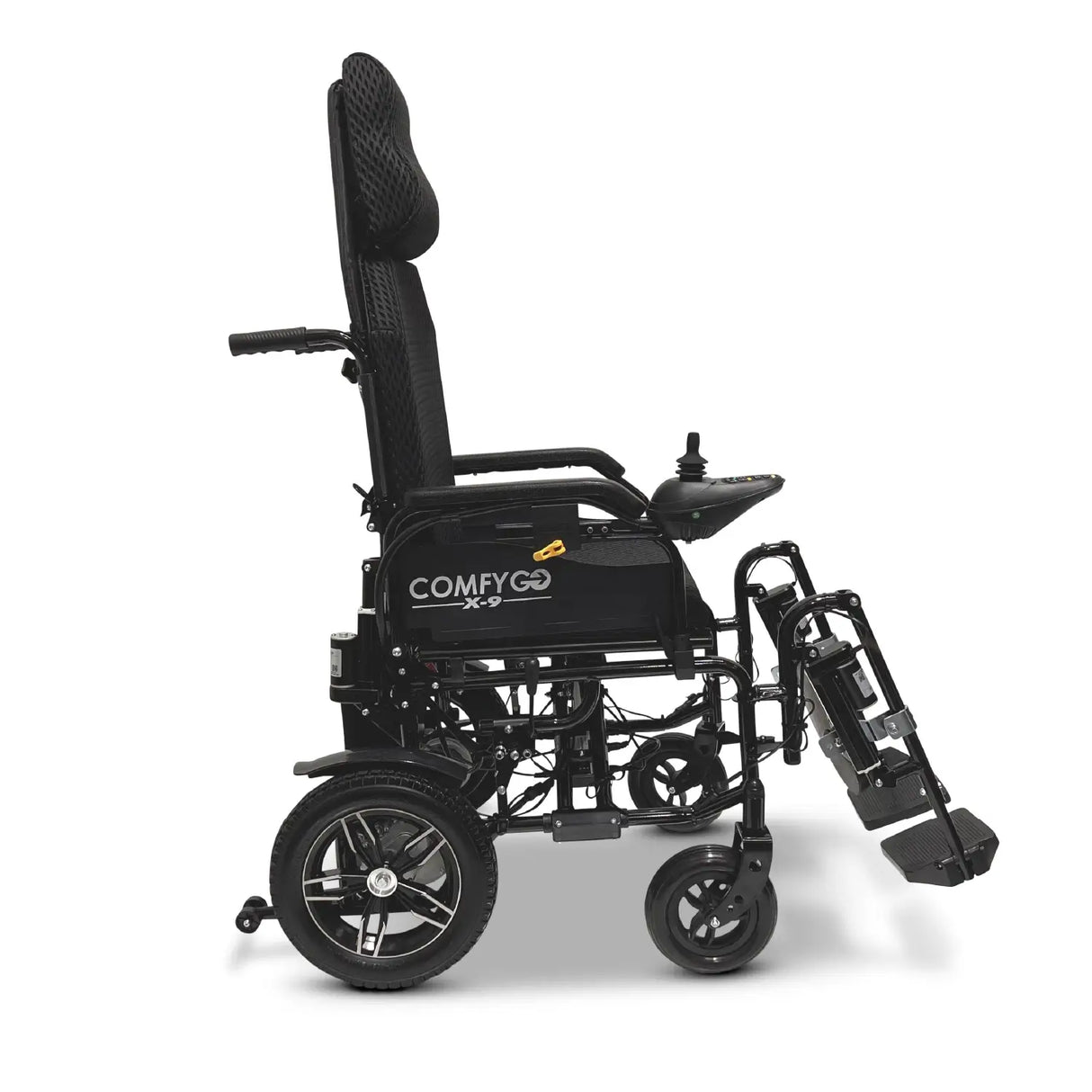 ComfyGo X-9 Remote Controlled Electric Power Wheelchair with Automatic Recline