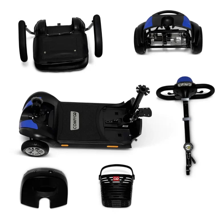 ComfyGo Z-4 Electric Powered Mobility Scooter with a Lightweight & 5 Part Detachable Frame