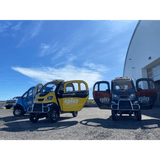 GIO Golf Enclosed Mobility Scooter - With Winter Heater & Summer Fan