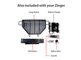 Zinger® Folding Power Chair Two-Handed Control with Arm Rests