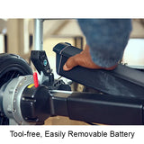 Zoomer® Folding Power Chair One-Handed Control with Detachable Frame