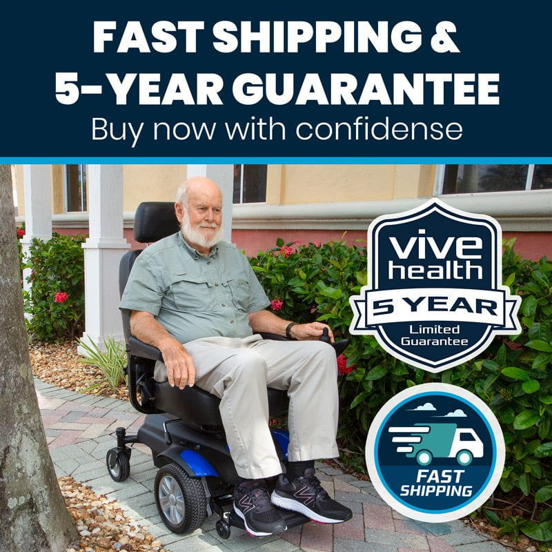 Vive Health Model V Power Wheelchair (300 LBS Capacity)