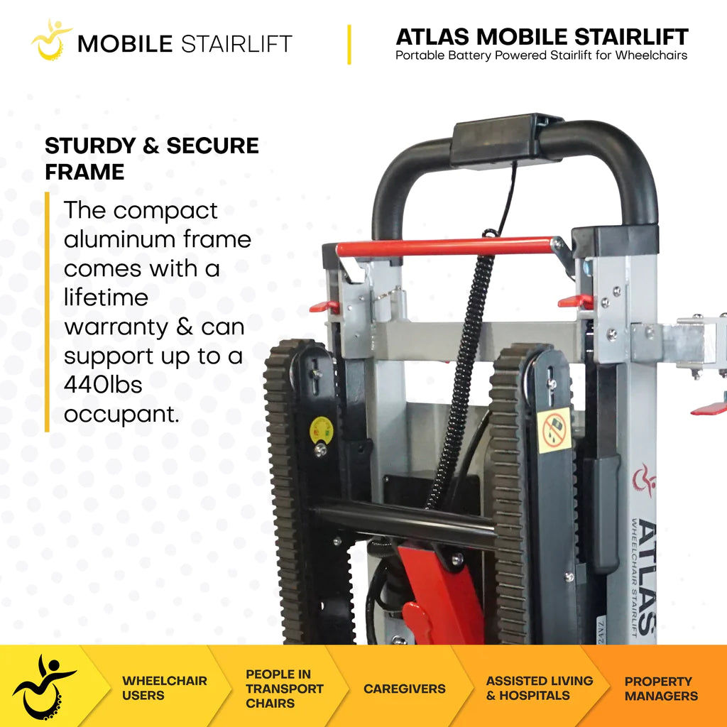 Atlas Portable Wheelchair Stairlift