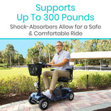 Vive Health Series A Mobility Scooter - 15.5 Mile Range, Delta Tiller, 296 LBS Capacity