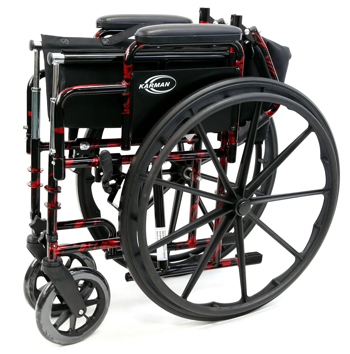 Karman Healthcare LT-770Q Red Streak Standard Wheelchair