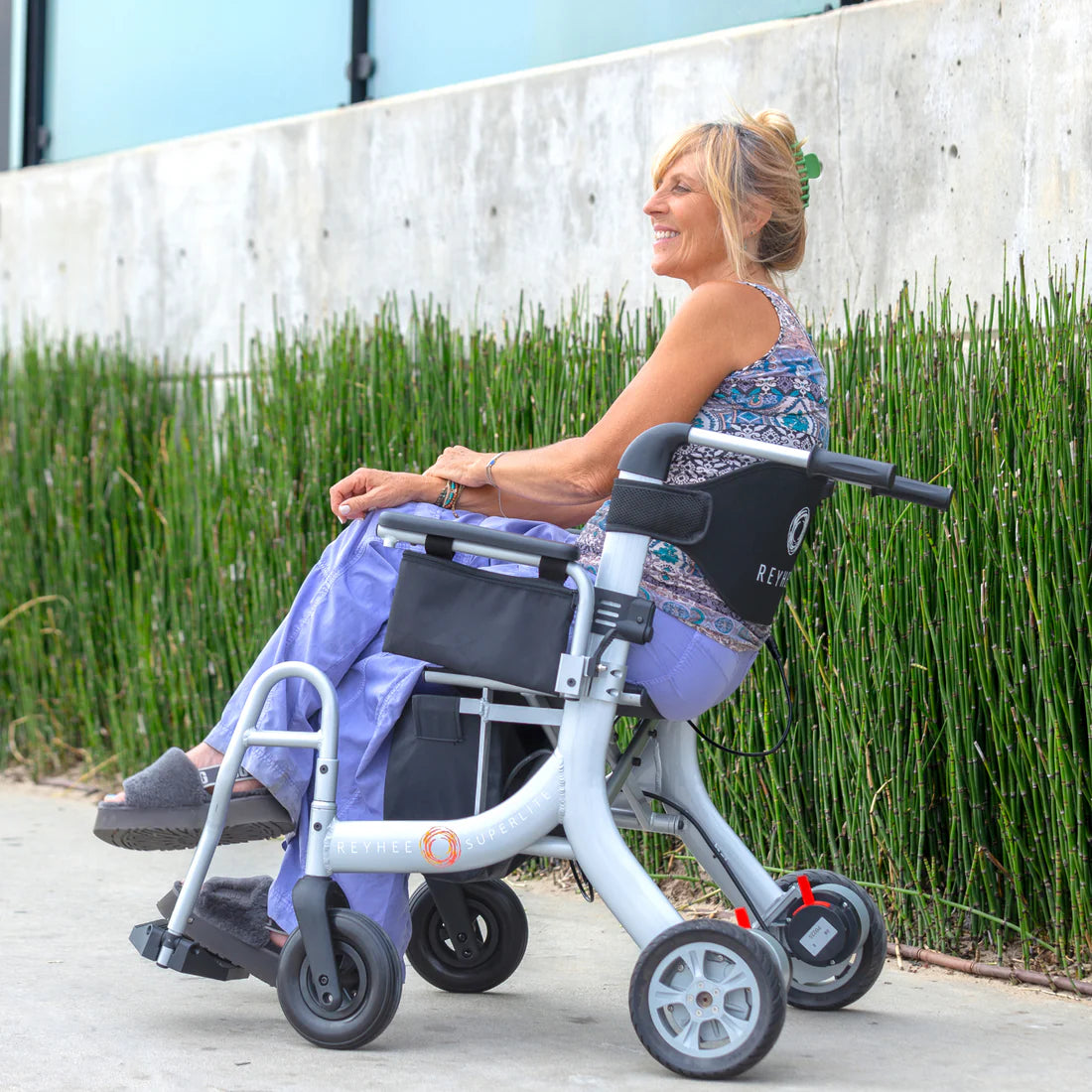 REYHEE Superlite Folding 3-in-1 Electric Wheelchair & Rollator