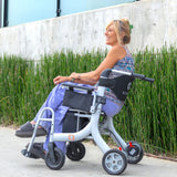 REYHEE Superlite Folding 3-in-1 Electric Wheelchair & Rollator