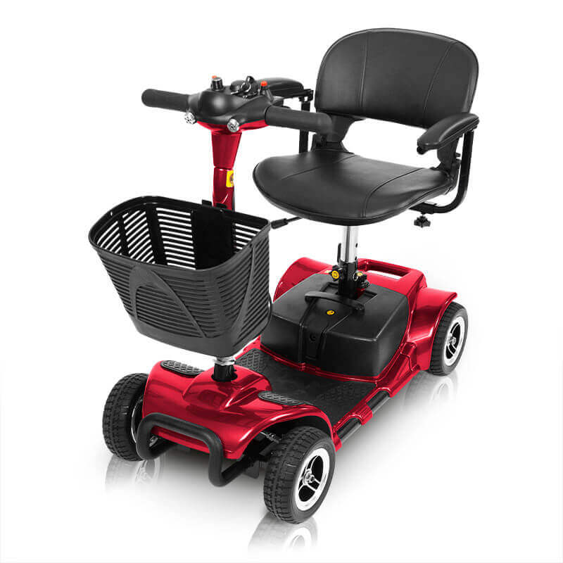 Vive Health 4-Wheel Long Range Mobility Scooter - 265 LB Capacity, Detachable Frame