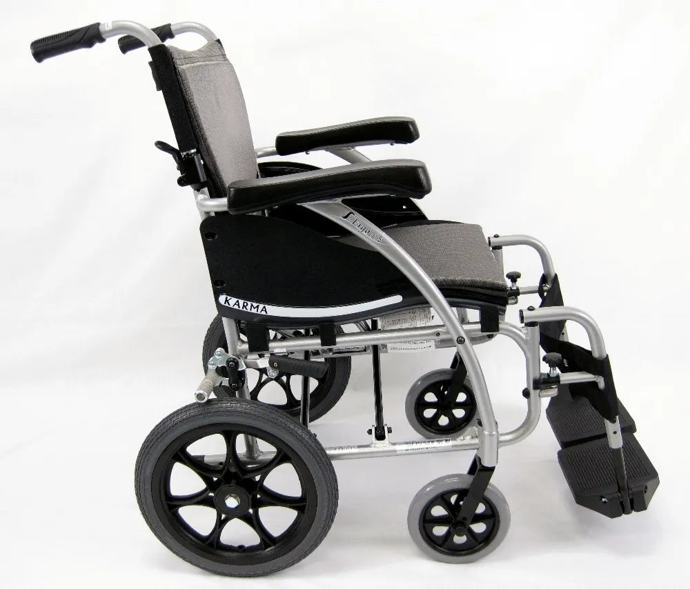 Karman Healthcare S-Ergo 115 Ergonomic Transport Wheelchair
