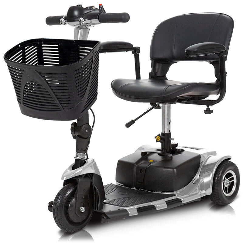 Vive Health 3-Wheel Mobility Scooter - 12 Mile Range, 265 LB Capacity, Detachable Frame