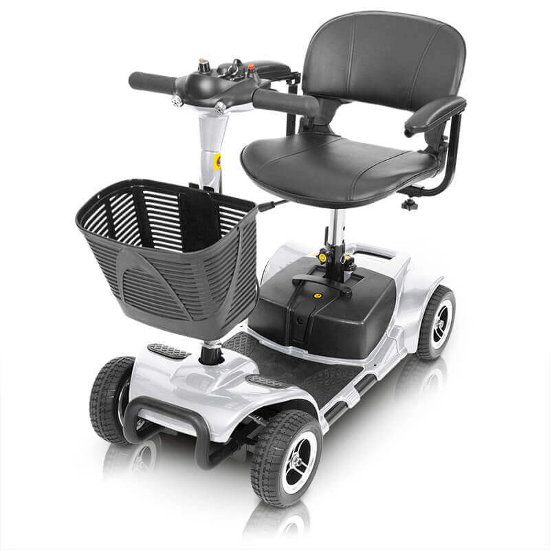 Vive Health 4-Wheel Long Range Mobility Scooter - 265 LB Capacity, Detachable Frame