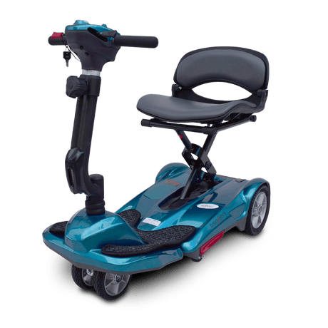 [Open Box/Like New] EV Rider Transport M Easy Move Manual Folding Mobility Scooter in Blue