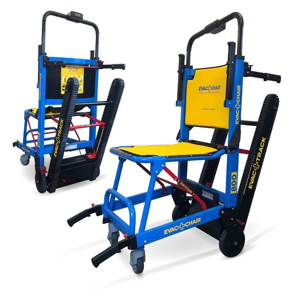 EVAC+CHAIR POWER 800 Motorized Battery-Powered Evacuation Stair Chair (350 lbs Capacity)