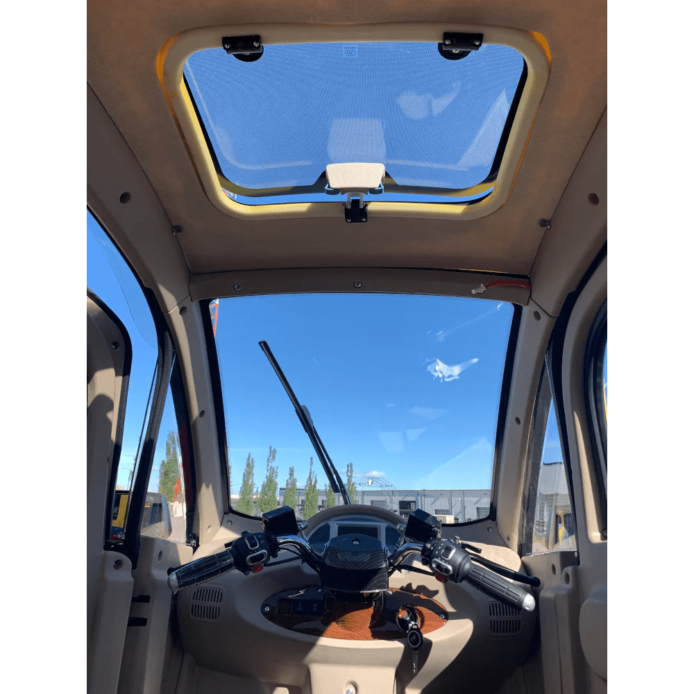 GIO Golf Enclosed Mobility Scooter - With Winter Heater & Summer Fan