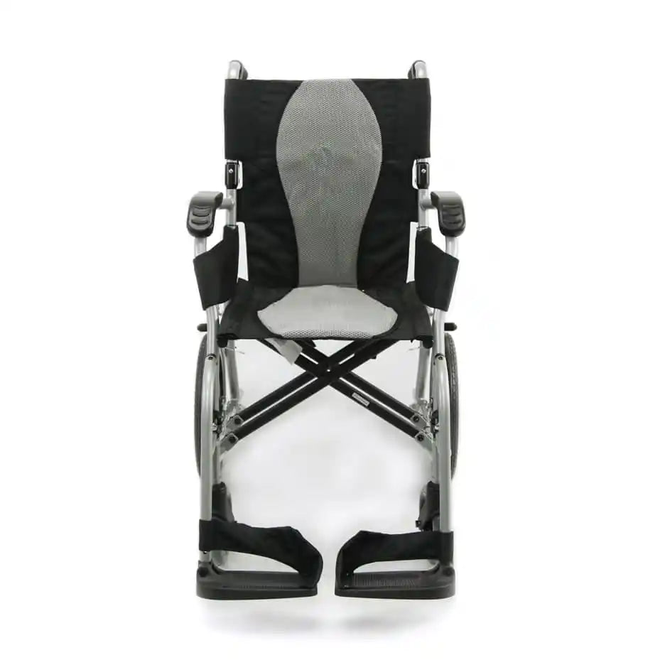 Karman Healthcare Ergo Lite Ultra Lightweight Ergonomic Transport Wheelchair