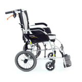 Karman Healthcare Ergo Lite Ultra Lightweight Ergonomic Transport Wheelchair