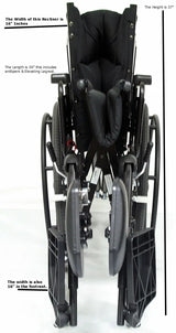 Karman Healthcare KM-5000 Lightweight Reclining Wheelchair