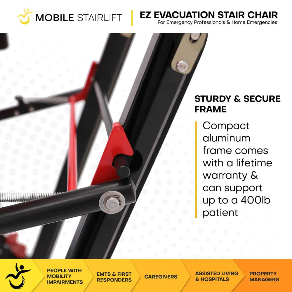 EZ Evacuation Foldable Medical Stair Lift Chair