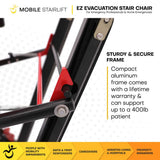 EZ Evacuation Foldable Medical Stair Lift Chair