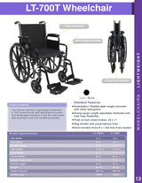 Karman Healthcare KN-700T Standard Wheelchair
