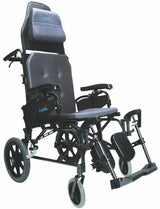 Karman Healthcare MVP-502 Lightweight Ergonomic Reclining Transport Wheelchair