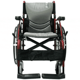 Karman Healthcare S-Ergo 115 Ultra Lightweight Ergonomic Wheelchair with Swing Away Footrest and Quick Release Wheels