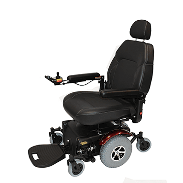 Merits Vision Super (P327) Bariatric Electric Power Wheelchair with Optional Power Seat Lift (449 lbs)