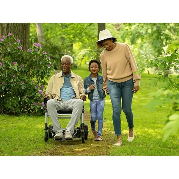 Zoomer® Folding Power Chair One-Handed Control with Detachable Frame