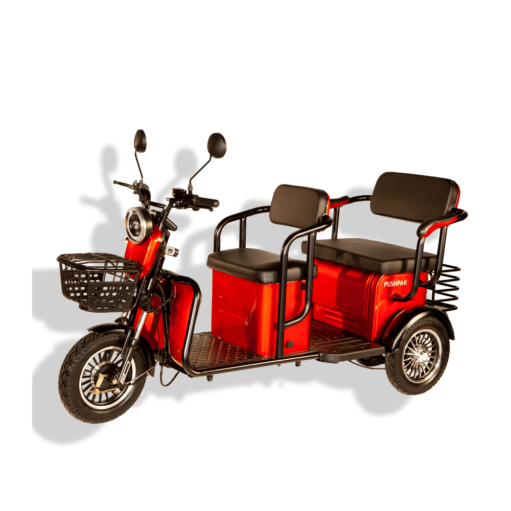 Pushpak 4000 2-Person Electric Trike Mobility Scooter