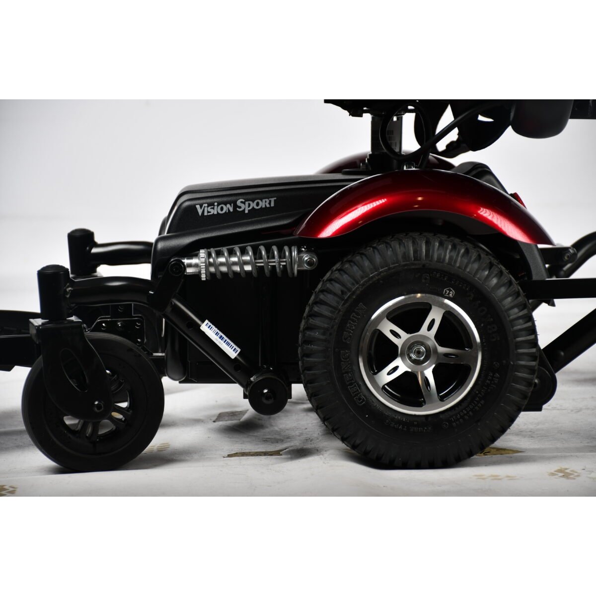 Merits Vision Sport (P326) MWD Electric Power Wheelchair with Optional Power Seat Lift (300 lbs)