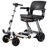 FreeRider Luggie Super Plus 4 Folding Mobility Scooter with Patented Omni-Suspension and Smart Turn Safety Technology