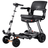 FreeRider Luggie Super Plus 4 Folding Mobility Scooter with Patented Omni-Suspension and Smart Turn Safety Technology