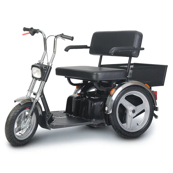 Afikim Afiscooter SE Classic Retro 3-Wheel Motorcycle-Inspired Mobility Scooter