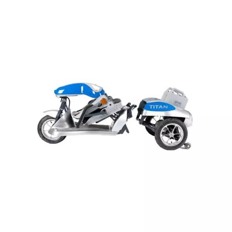 Tzora Titan 3 3-Wheel Folding Mobility Scooter with Detachable Frame